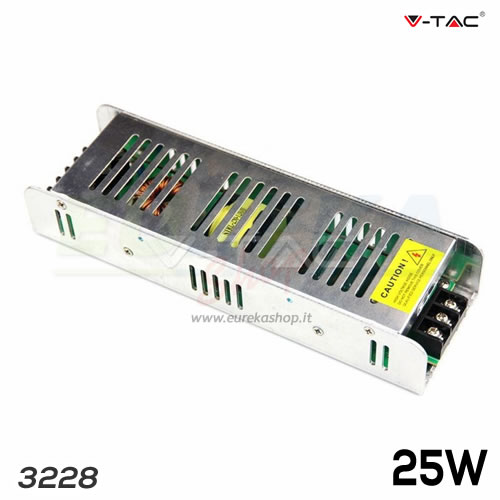 SLIM Power Supply - 25W 12V 2,1A Metal IP20