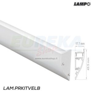 KIT PROFILO VELETTA FIN. BIANCO L.2MT.