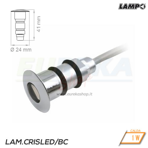 FAR. LED INC. 350mA IP66 ACCIAIO 3000K