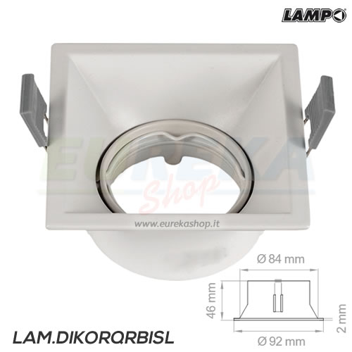 DICR.ORIENT QUADR. 230V BIANCO