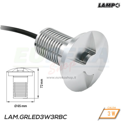 20742 FAR. CARR INC. 12V 3W IP67 3RAGGI 3000K