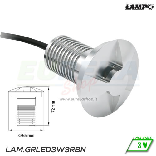 20741 FAR. CARR INC. 12V 3W IP67 3RAGGI 4000K