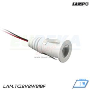FARETTO LED 12V 2W METAL BIANCO 6400K