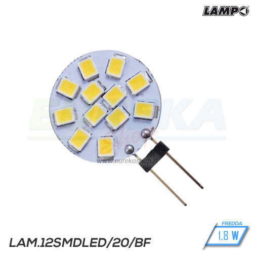 CIRCUITO LED 1.8W G4 12V 6400K DIA.20mm