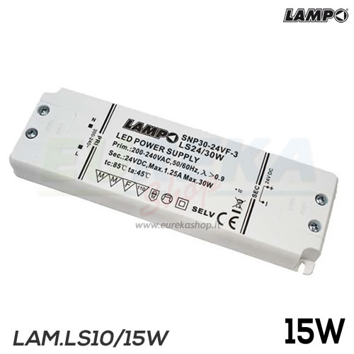 19783 CONVERTER 15W 230V-12V TERMOPL.