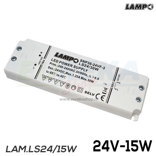 19786 CONVERTER 15W 230V-24V TERMOPL.