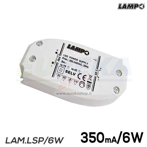 19782 CONVERTER 6W 230V-350mA TERMOPL.
