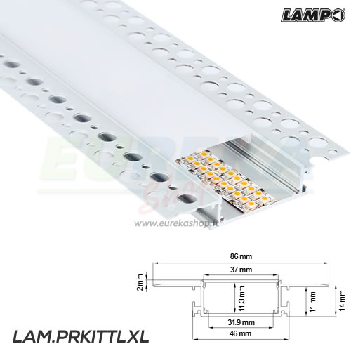 20750 KIT PROF. TAGLIO DI LUCE XL ALL. L.2MT