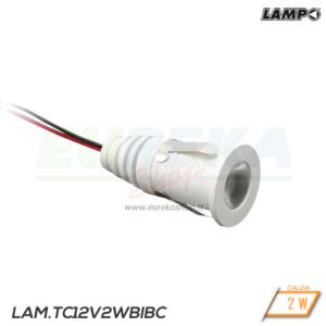 FARETTO LED 12V 2W METAL BIANCO 3000K