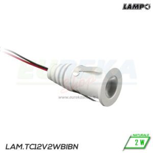 FARETTO LED 12V 2W METAL BIANCO 4000K