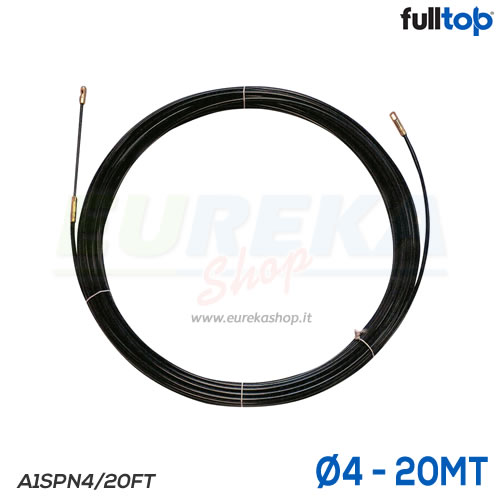 SONDA IN PERLON NERO D.4 MM 20 METRI