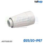 RACC TUBO-GUAINA D25/20 IP67/65 GRIGIO