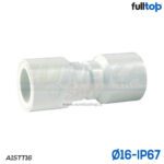 RACC TUBO-TUBO D16 IP67 GRIGIO