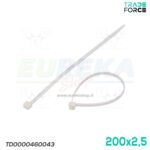 FASCETTA 200X2,5 TR NEUTRA CFZ 100 PZ