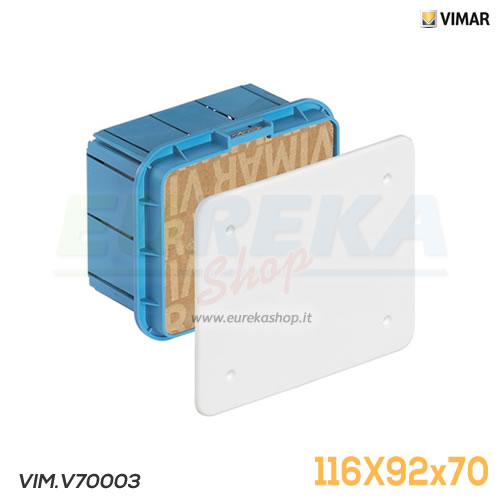 SCATOLA DERIVAZIONE INCASSO 116X92X70MM