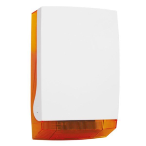 Sirena radio da esterno con lampeggiante autoalimentata bidirezionale